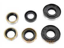 Keerring set 6-delig Zwart voor Puch, MV, MS, Monza