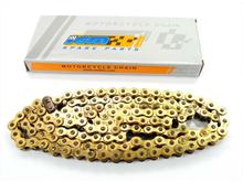 Ketting Goud 124 schakels 1/2 x 1/4 7,75 voor Kreidler Florett RS, Zündapp KS, SX, K 80, Yamaha DT 50 M, Honda MB, MT, MBX, MTX 50, 80