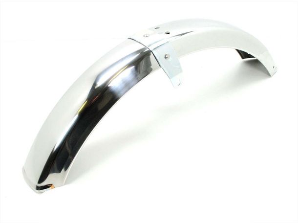 Schutzblech Edelstahl Vorne Mit Halter für Piaggio, Vespa, Ciao, PX