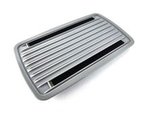 Gepäckträger Heckmatte Kunststoff Silber für Zündapp Bergsteiger Mofa, Moped, Typ 434 M 25, 50