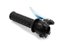 Schaltgriff Schwarz Chrom mit Kupplungshebel 2-Gang 22mm Lenker für Mofa