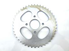 Pignon de chaîne Presto Renforcé 44 dents 66mm entraxe 42,50mm alésage central 4 trous pour KTM 505, Garelli Cross 40, Hercules Prima 1-6, MP 2, 4, MF 3, M 6, HR Hobby Rider, P 1, MX SX, 5, Optima Pronto, Presto, Zündapp A 25 Automatic Type