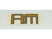 Tankaufkleber Gold Schwarz 45mm x 20mm für Kreidler, Florett