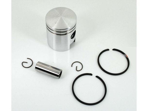 Kolben Satz Aluminium 38,50mm mit Kolbenringen und Bolzen 12mm für Victoria, Vicky