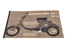 Ersatzteilliste Katalog für Innocenti Lambretta 50 C CL