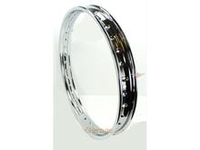 Cerchio 1,60 x 19 pollici 36 fori Punzonato foro raccordo 7mm per Kreidler Florett, Mustang, Cross, Mofa, Moped, Hercules Supra, Enduro
