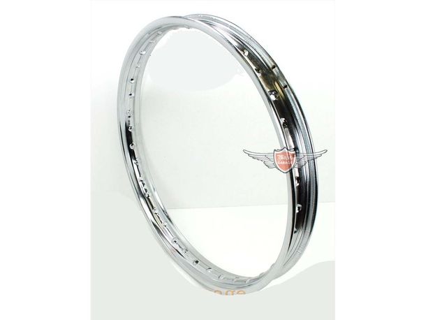 Felge Chrom 1,20 x 17 Zoll 36 Loch 6,5mm für Mofa, Moped, Mokick