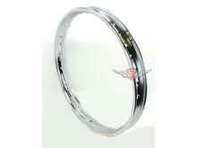 Cerchio cromato 1,40 x 18 pollici 36 fori 6,5mm per ciclomotore, moped, mokick, motocicletta leggera