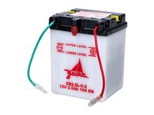 Baterie 12Volt 12 Volt 2,5 Ah 105mm 72mm 80mm pro Honda MTX, MBX 5, 8, Mokick