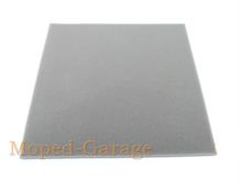 Tapis de filtre à air 33x33 cm 10mm Gris pour Hercules K 50 GS, 75 Prima, Ultra, MK, Supra, Zündapp GTS, KS, CS, CX, Hai, Kreidler Florett, Flory, MF, Puch, Simson, KTM, DKW