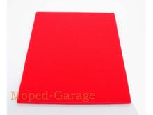 Tapete de filtro de ar Vermelho 33x28 cm 10mm para Hercules K 50 GS, 75 Prima, Ultra, MK, Supra, Zündapp GTS, KS, CS, CX, Hai, Kreidler Florett, Flory, MF, Puch, Simson, KTM, DKW