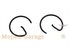 Clips para pistón ciclomotor 2 unidades 14mm para Kreidler Florett, Zündapp, Hercules, Puch, KTM