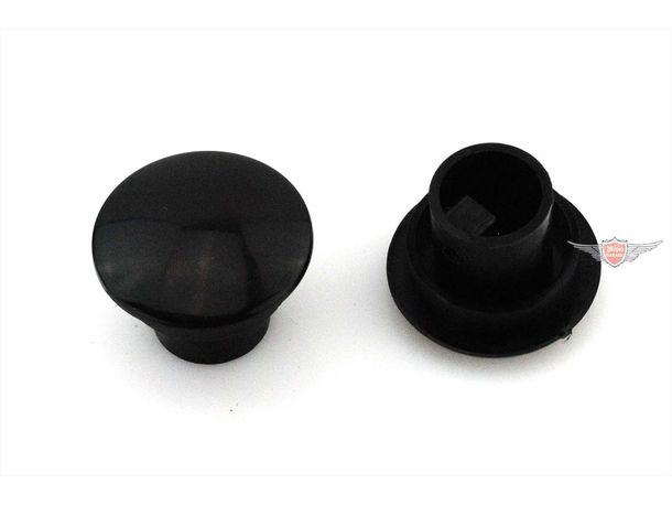 Lenkerenden Kunststoff Schwarz für AWO, MZ RT125/1, RT125/2, RT125/3, ES175, ES175/1, ES250, ES250/1, ES300, für EMW, BK350