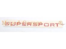 Aufkleber Rot 92x7mm für Zündapp, KS 50 Super Sport