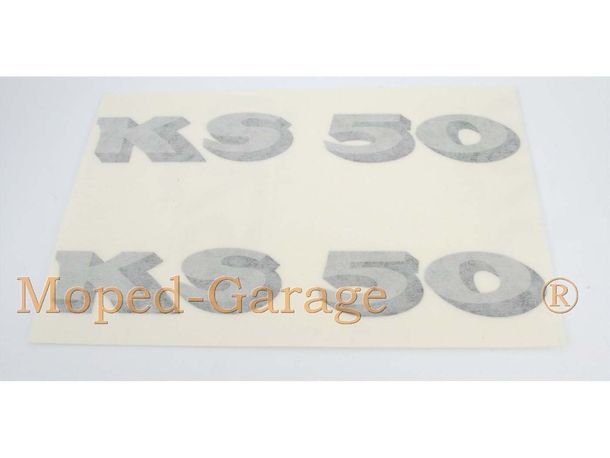 Aufkleber Satz 155mm x 22mm für Zündapp KS 50, Super Sport Typ 517