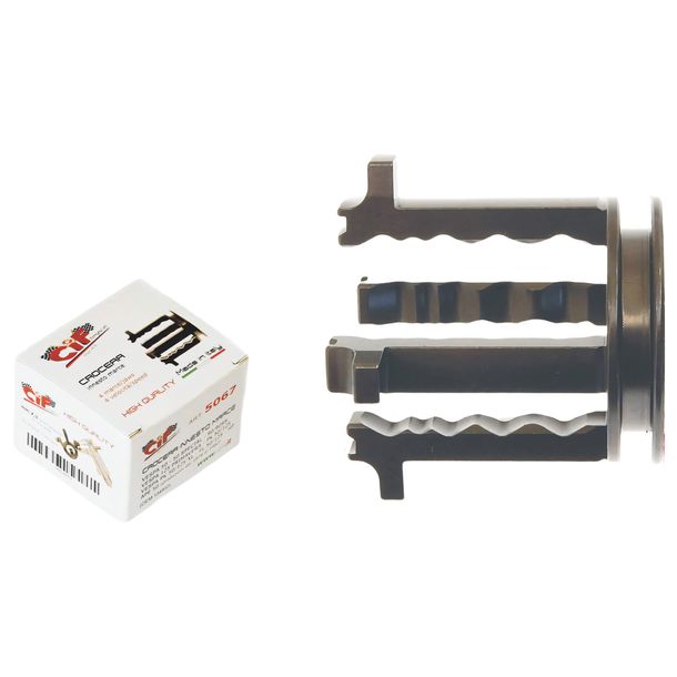 Schaltklaue 4-Gang CIF 50,2mm Ø 42mm rund 4-Arme für Vespa PK 125 / 50 / XL