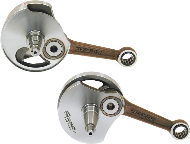 Kurbelwelle Mazzucchelli, 19mm Konus, 51mm Hub für Vespa