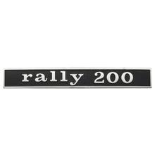 Emblém „Rally 200“ vzadu pro motocykl Vespa