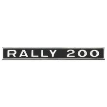 Emblém „Rally 200“ vzadu pro Vespa