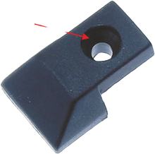 Terminação da moldura do descanso para os pés CIF com furo para Vespa PX / PE / PX / PE Arcobaleno