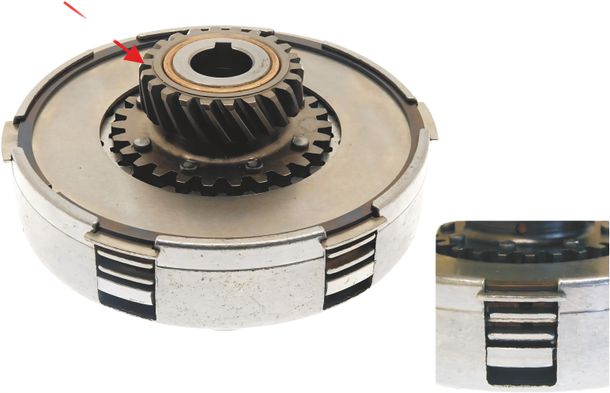 Kupplung CIF komplett vormontiert für Vespa P125X / P150X 1. Serie