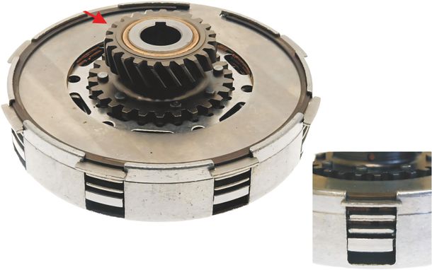 Kupplung CIF komplett vormontiert für Vespa Cosa 1 / 2 200 / LML