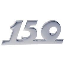 Embleem „150“ met bevestigingspinnen 2 pinnen gatafstand 23 mm voor Vespa