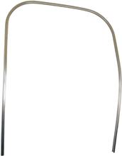 Tube à fente unique / Protection de bordure pour bouclier de jambes CIF - Aluminium - pour Vespa 50-125 Smallframe