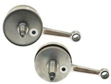 Kurbelwelle Mazzucchelli Schwungrad rund, 20mm Konus, 51mm Hub, Pleuel HF-verstärkt, Umbau von 50 auf 125 ccm für Vespa PK XL / APE 50 ccm