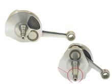Kurbelwelle Mazzucchelli Rennversion 57mm Hub, Pleuel Schwungradseite poliert, verstärkt für Vespa Super / Sprint 125 - 150 ccm