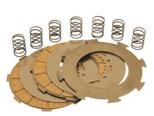 Clutch disc set CIF Standard complete with 3 cork discs, 2 steel discs and 7 springs for Vespa PE 200 / 125 T5