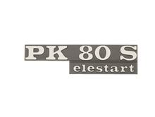 Embleem / belettering CIF " PK 80 S Elestart ", 198199 voor Vespa Classic PK S Elestart 80 ccm bj. 1982