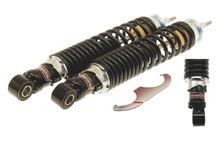 Párov tlumičů Carbone zadních, nastavitelných pro Vespa GTS / GTV 250 - 300 ccm