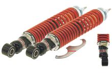 Párov tlumičů Carbone zadních, nastavitelných pro Vespa GTS / GTV 250 - 300 ccm