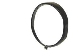 Cercle de phare CIF acier inoxydable noir satiné Ø 115mm pour Vespa 50 / 90 SS / 90 R / 125 Primavera / ET3 / 125 / Super 125 / 150