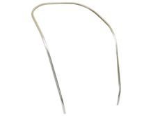 Profil de pare-brise CIF Aluminium Argent pour Piaggio Vespa 50 - 90cc-SS
