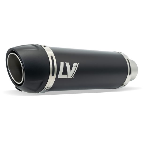 Silencieux LeoVince GP CORSA EVO RACING Black Edition acier inoxydable noir pour Yamaha MT-25 250 2015 - 2018 / YZF-R25 250 2014 - 2018 / MT-03 300 2016 - 2020 E3 / E4 / YZF-R3 300 2015 - 2020 E3 / E4 / 2022 - 2026 E5 / E5+
