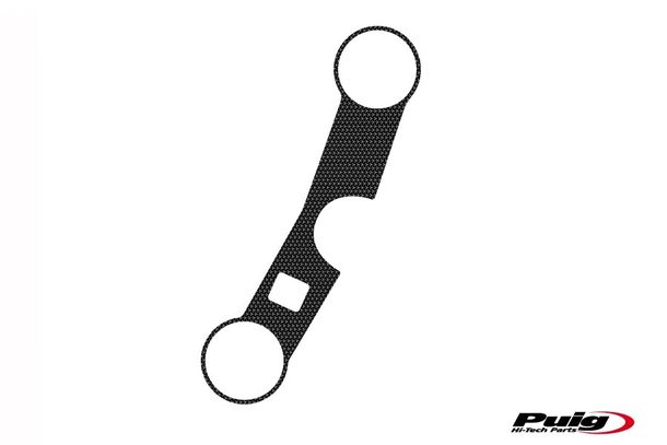 Adesivos de proteção para ponteiras da suspensão dianteira (garfo) Puig Cinza 300 x 225 mm para Suzuki GSX-R750 Ano 2004 - 2005