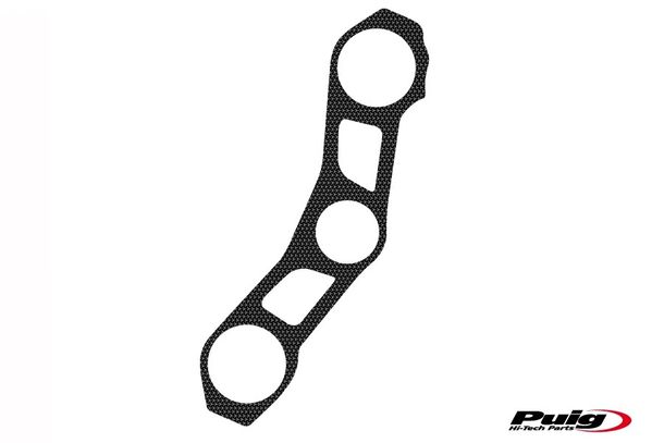 Adesivos de proteção para ponteiras da forquilha (garfo) Puig Cinza 300 x 225 mm para Kawasaki ZX-10R Ano 2011 - 2015