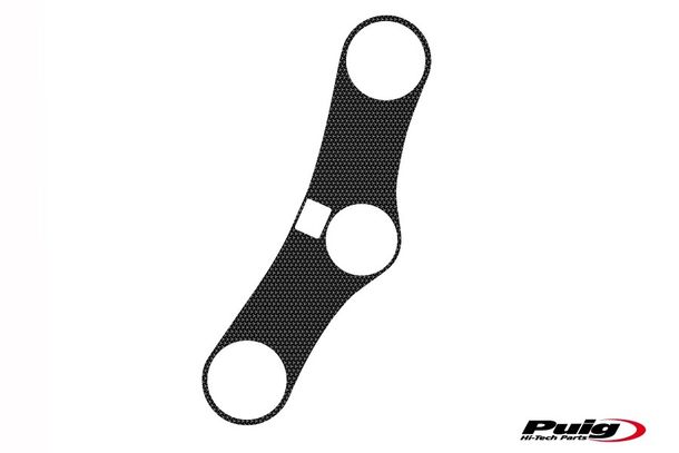Holé chrániče spodních trojúhelníků vidlice samolepky Puig Šedá 300 x 225 mm pro Honda CBR900RR Fireblade Rok. 2000 - 2003