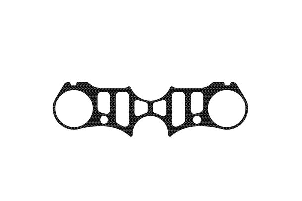 Adesivos de proteção para ponteiras de garfo nu Puig Cinza 300 x 225 mm para Yamaha YZF-R7 Ano. 2022 - 2026