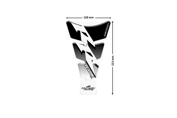 Protetor de Tanque Spirit Puig Preto 213 x 128 mm para Honda CB600F Hornet, CB900F CB600S Hornet Ano. 1998 - 2015
