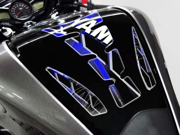 Tankový chránič Protector Wings Puig Modrý 213 x 128 mm pro Yamaha YZF-R1, XJR1300, YZF-R6, TDM900, FJR1300A, XT660R Rok výroby 1987 - 2020