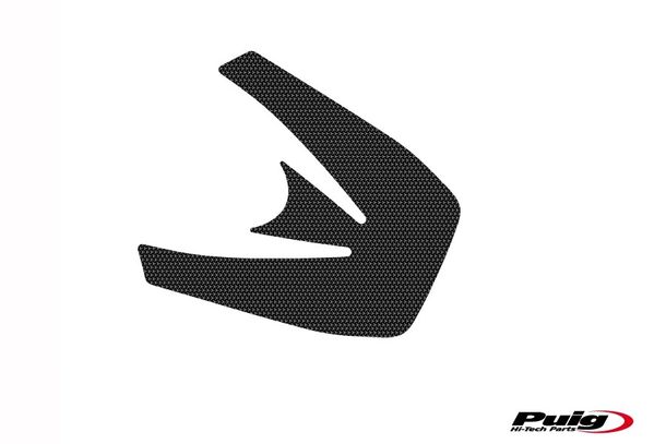 Adesivi protettivi per piastre forcella superiori Puig Grigio 300 x 225 mm per Aprilia Shiver 750 Anno di produzione 2007 - 2016