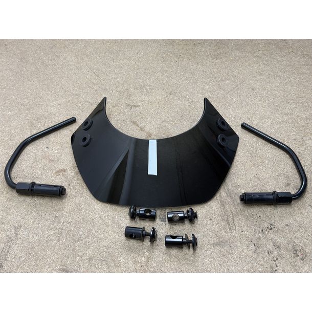 B-Ware, Windschild 101_Octane kurz getönt 11x30cm für Vespa Primavera 50, 125, 150