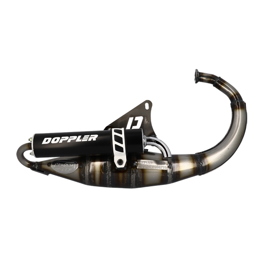 Auspuffanlage Doppler S3R Evolution schwarz für Booster / BWs / Stunt / Slider Schalldämpfer mit Zulassung CE 97/24
