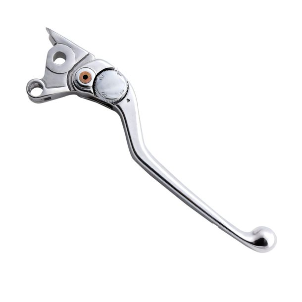 Bremshebel Highsider SMART OEM-Typ BC 001 lang 4-fach verstellbar mit Zulassung, Aluminium silber, rechts, 1 Stück
