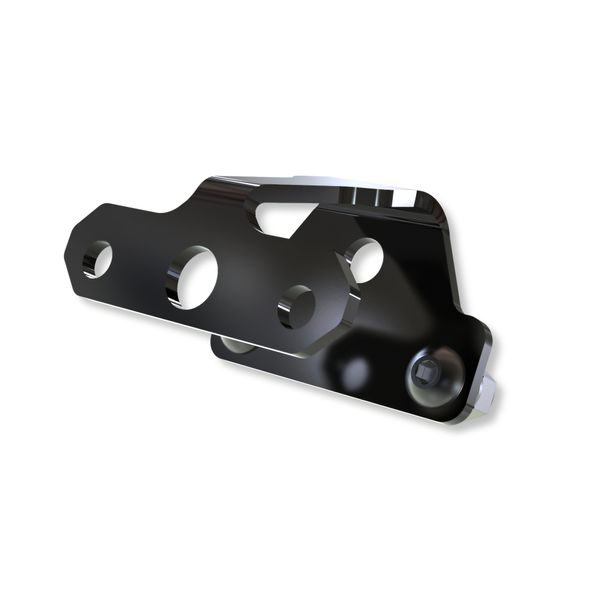 Kennzeichenhalter Highsider PRO XL, Stahl schwarz, 1 Stück
