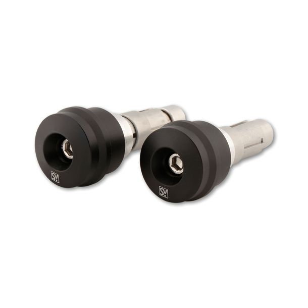 contrapesos del manillar Highsider SMART MARANO-LS, aluminio negro, 2 piezas