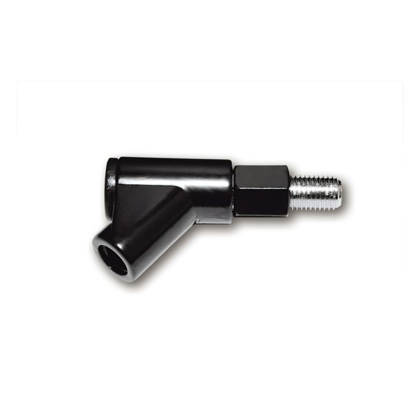 Spiegeladapter Highsider SMART M 10x1,25, Rechtsgewinde, Stahl schwarz, 1 Stück